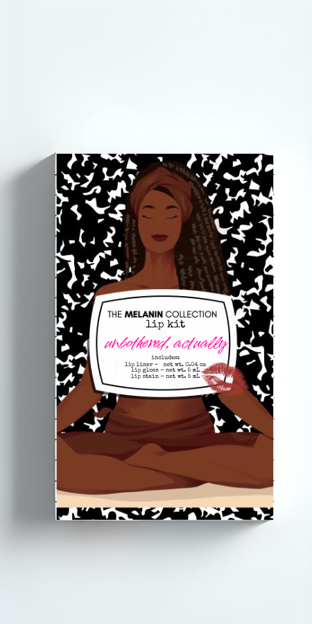 The Melanin Collection Lip Kit: Unbothered, Actually