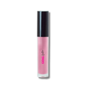 Pink lip gloss on a white background