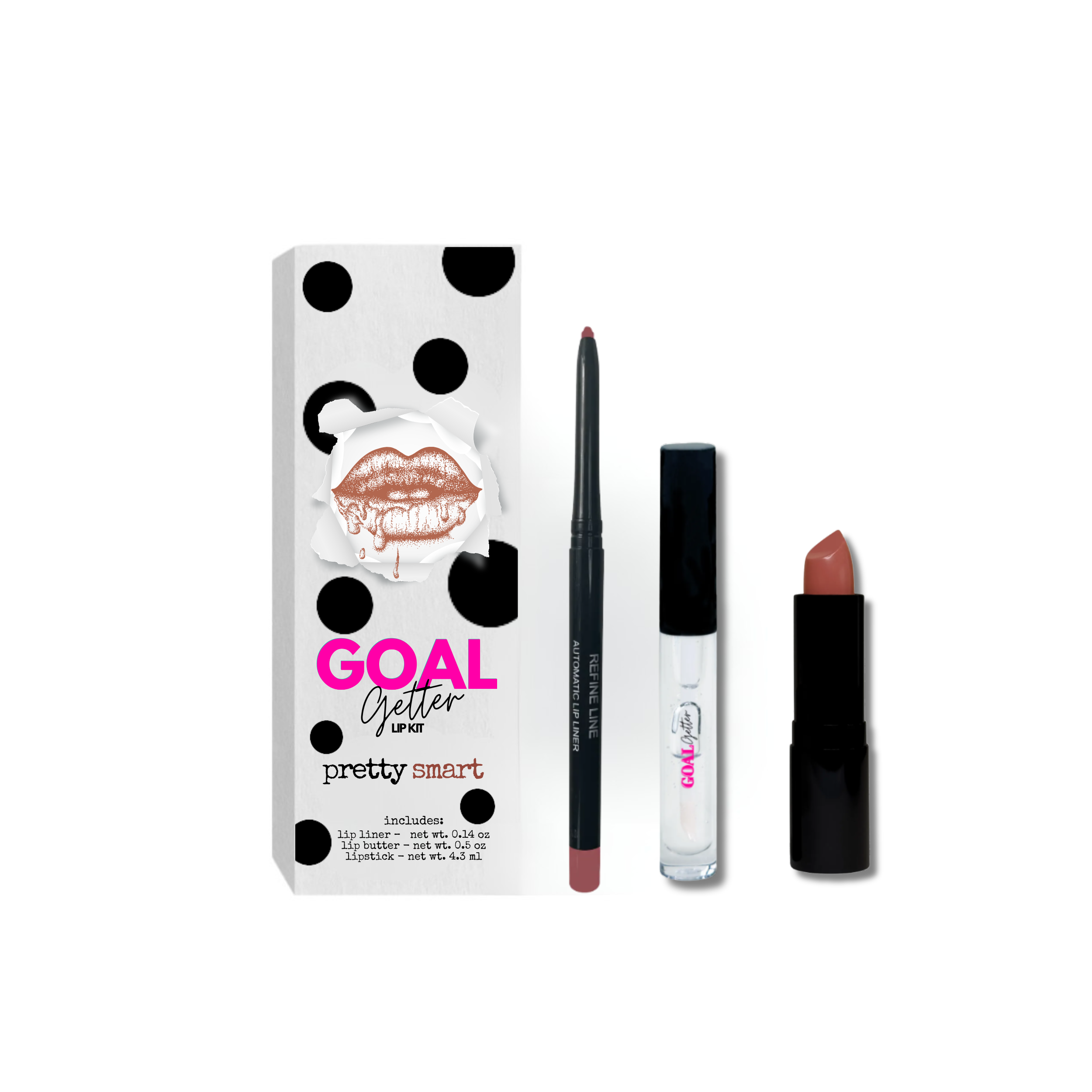 Pretty Smart Goal Getter Lip Kit